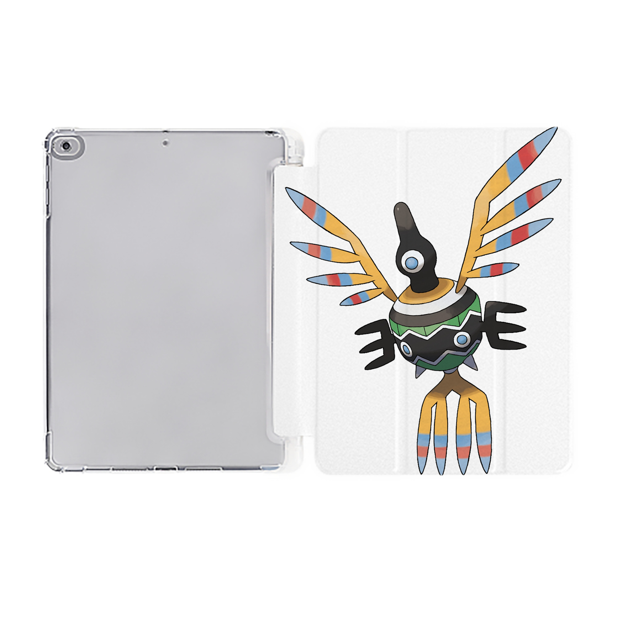 （画像用） ポケットモンスター Pokémon IPad ケース ペン収納付き 三つ折りスタンド PUレザー×シリコン 対応機種9.5/10.5/10.9インチ